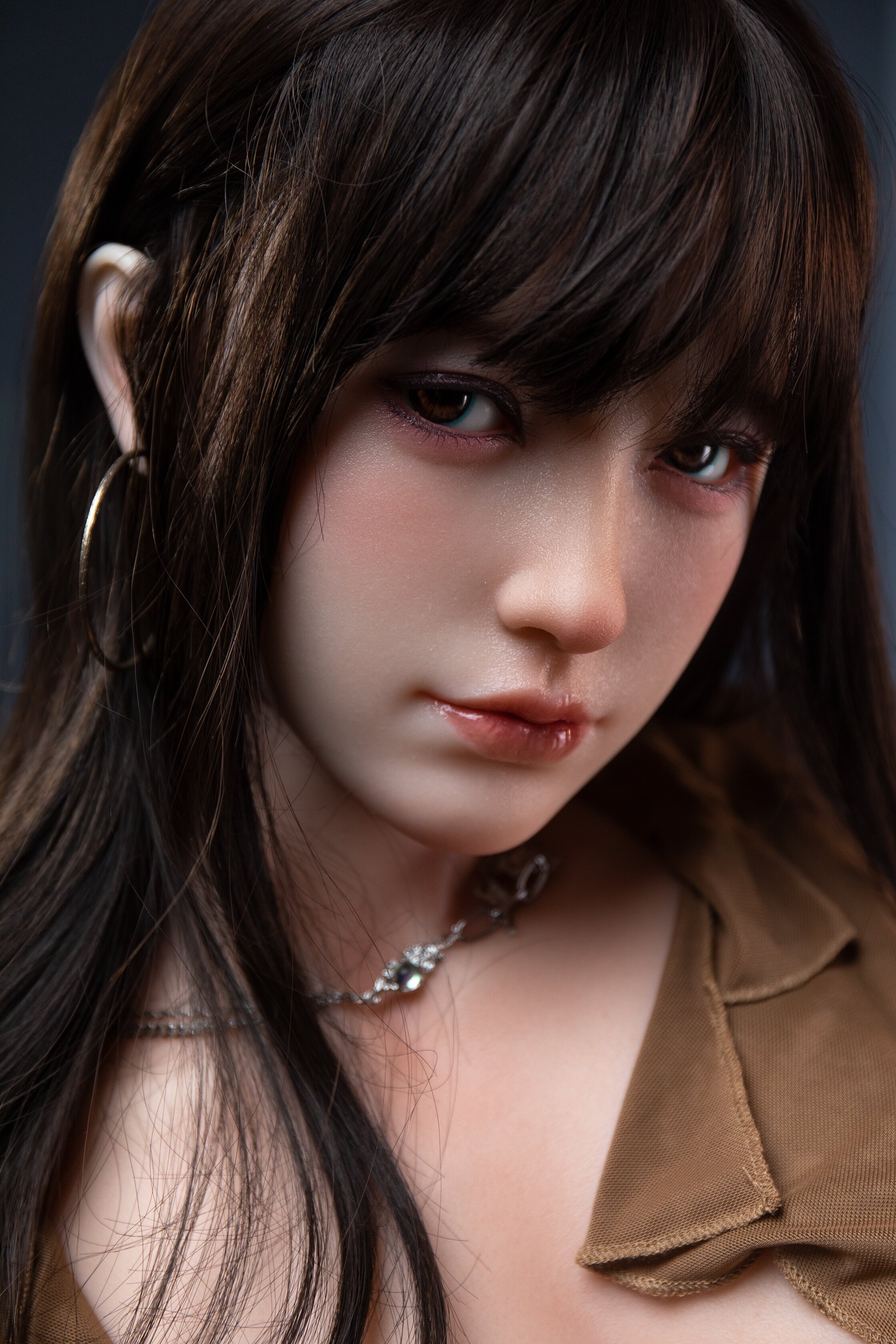 160cm/5.249ft  Silicone head + TPE body D-cup Realistic Sex Doll