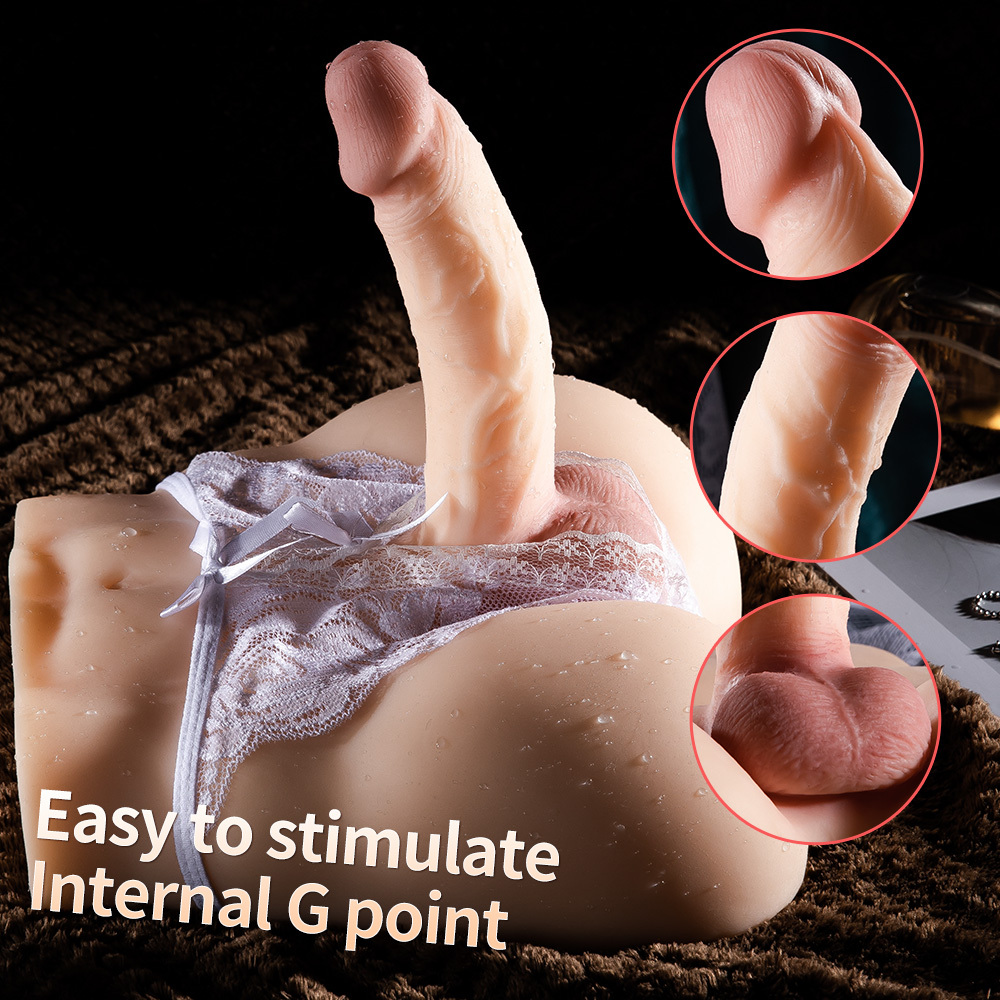 Muscular male penis TPE half-body doll  THAY-P02-02451