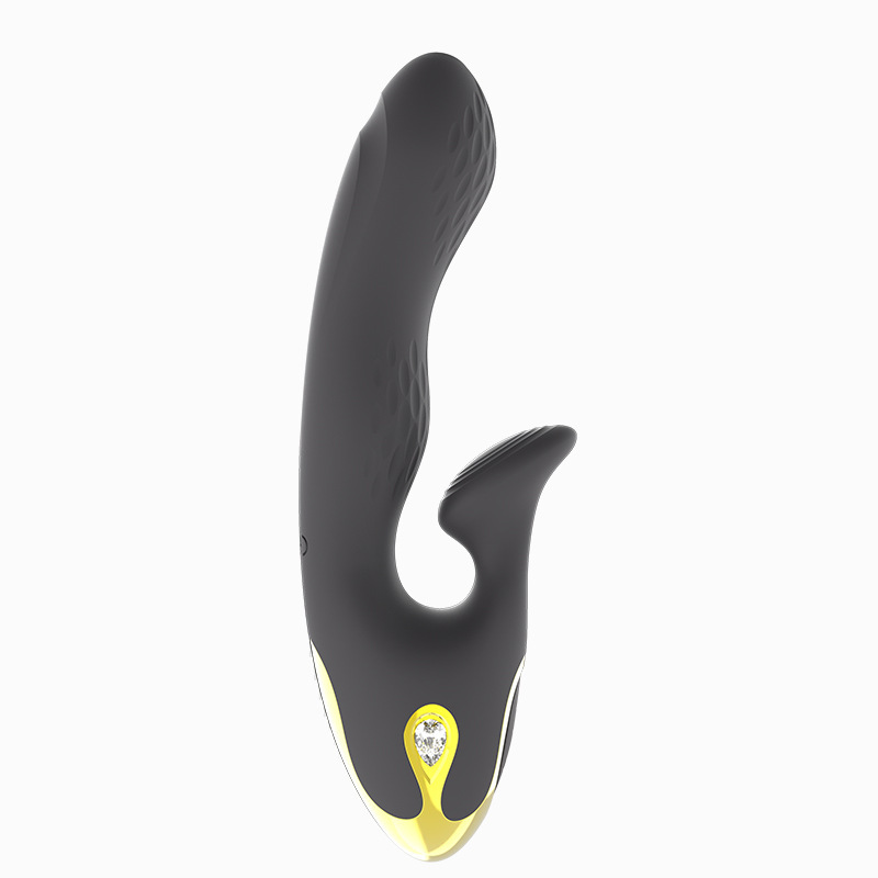 Black Silicone vibrator  CM-AS-VX008