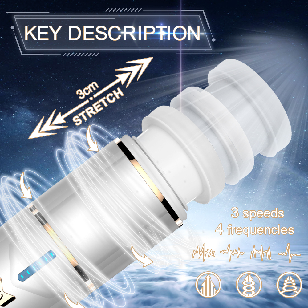 High quality Silicone male masturbator CM-XS-SQ-MA70055