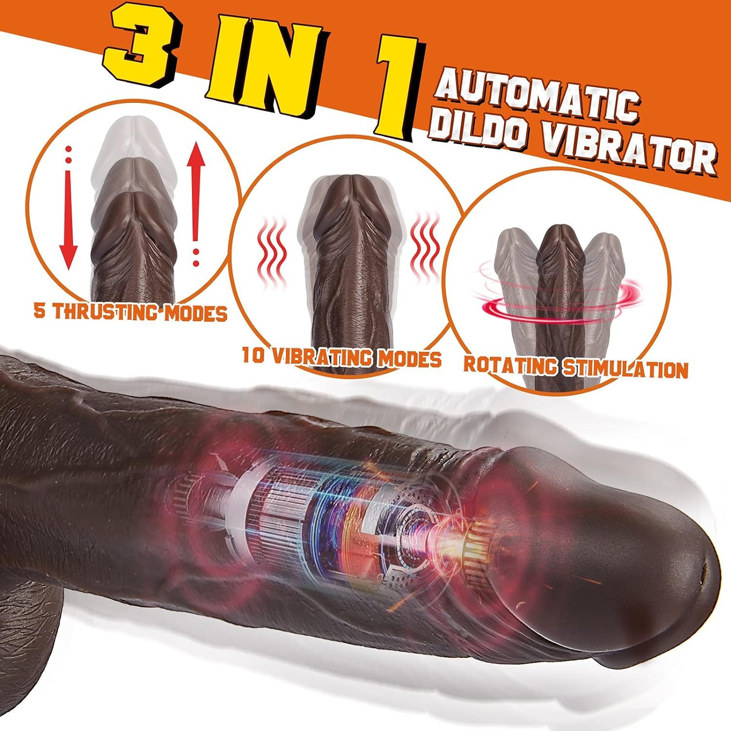 5-speed electric black cock CM-AY-6852