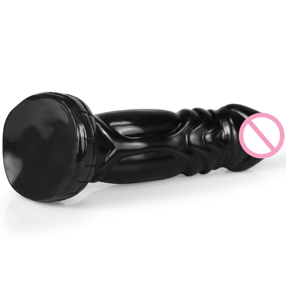 Black flexible TPE penis CM-YLT-G-78