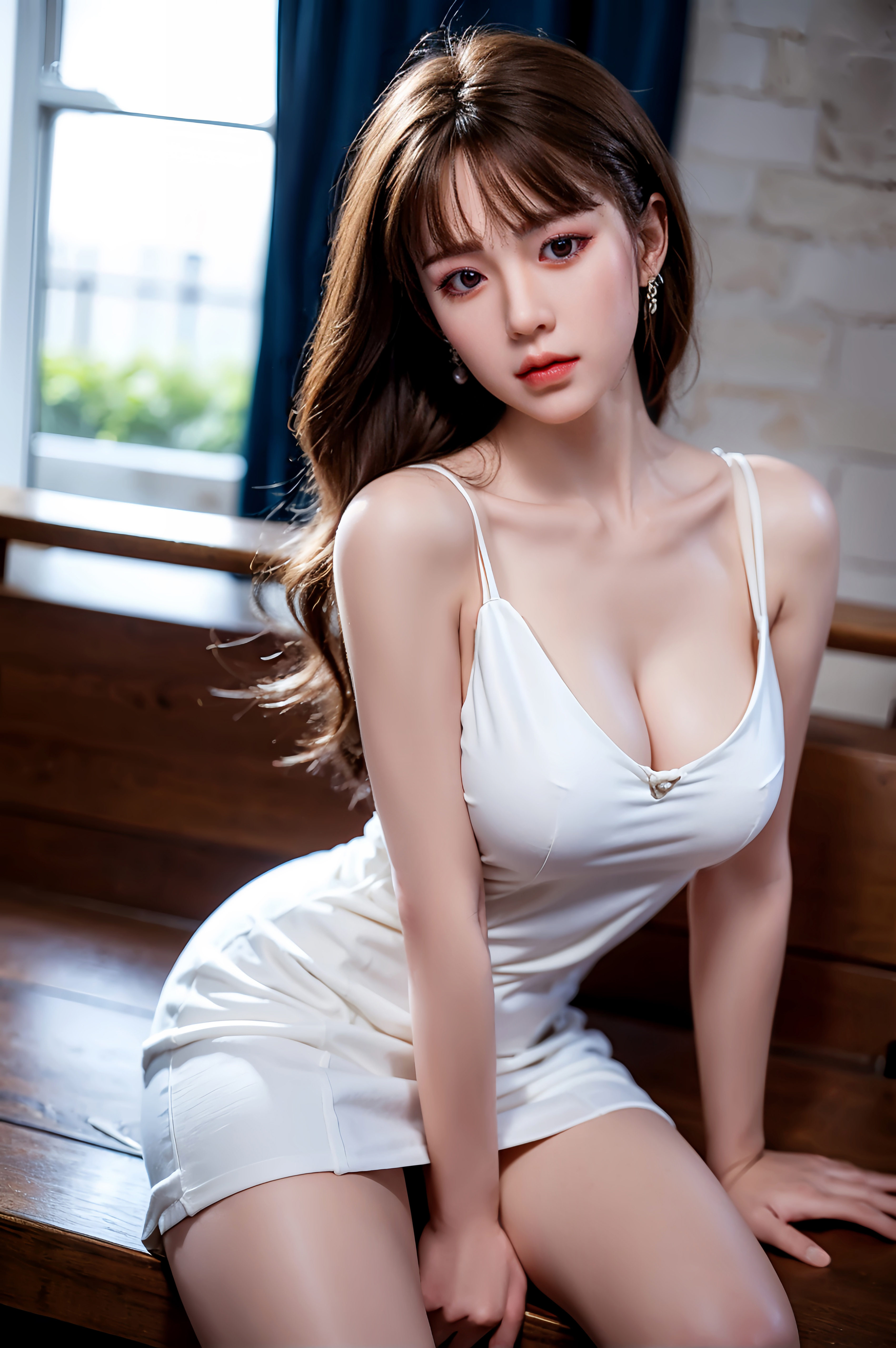 168cm/5.51ft TPE Big breasts Realistic asian Sex Doll TGAZM-401