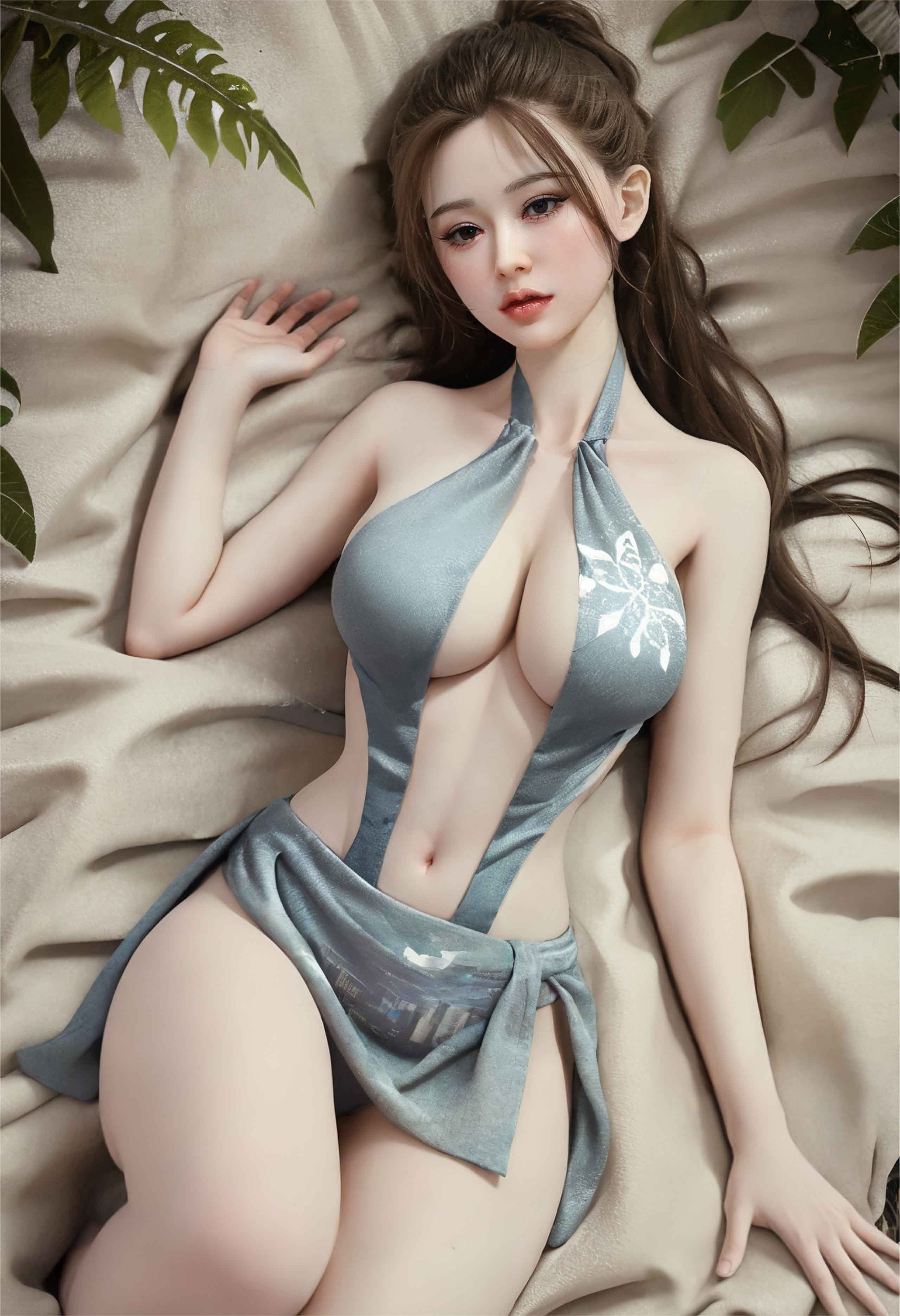 168cm/5.51ft TPE Big breasts Realistic asian Sex Doll TGAZM-402