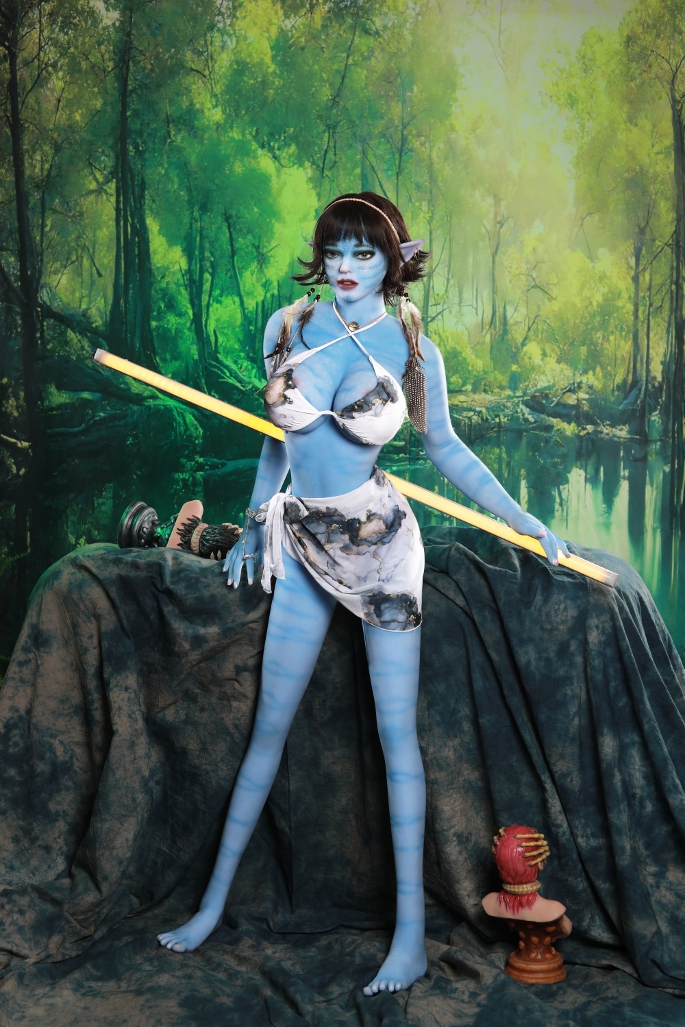 165cm/5.42ft Full TPE Big-cup Cartoon Realistic Sex Doll   THULFO-SF165PAZ091DLTW