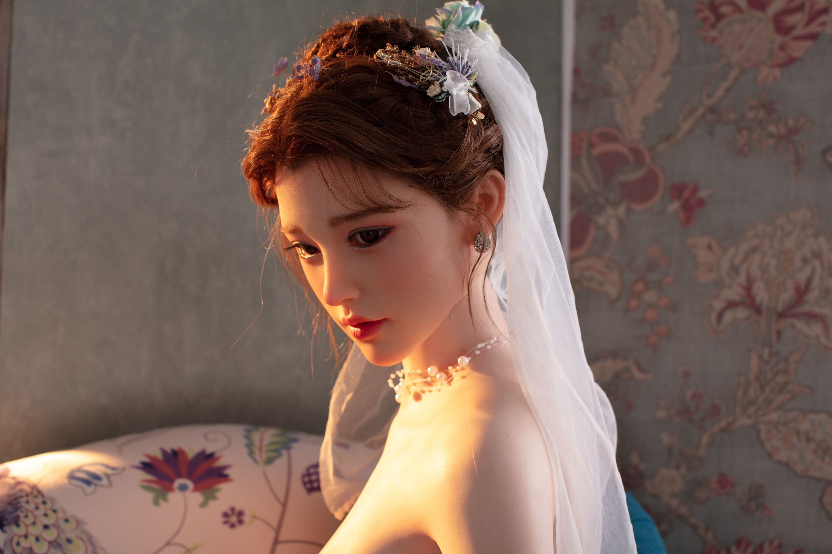 159cm/5.21ft Full TPE Asian face sexy model D-cup Realistic Sex Doll QY-HWC14