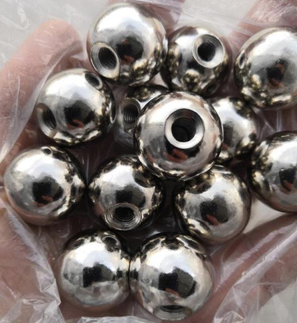 Electroplated steel ball bearings, 0.8mm-38mm, gold-plated, silver-plated, nickel-plated, zinc-plated, colored steel balls.