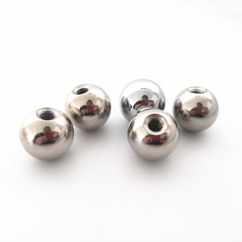 Professional processing of threaded balls (6mm-20mm), magnetic balls, and perforated carbon steel balls; fast delivery.