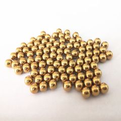 Solid copper spheres, 1mm-25mm in diameter, are available for customization.