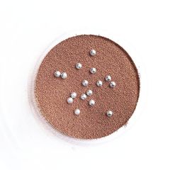 Solid copper spheres, 1mm-25mm in diameter, are available for customization.