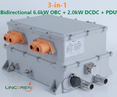 3-in-1 Bidirectional 6.6kW OBC + 2.0kW DCDC + PDU