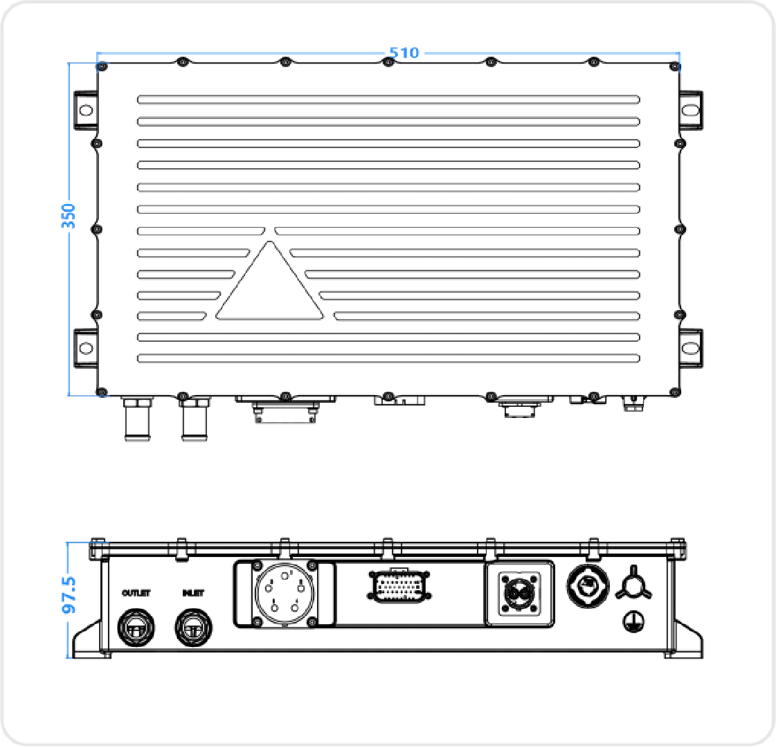 20 kW Liquid-cooled On-board  Charger（OBC） Assembly
