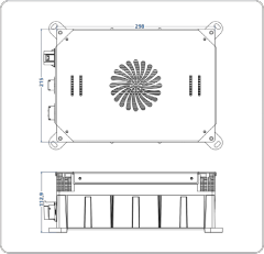 3.3KW OBC+ 1.8KW DC 2 IN 1 Assembly