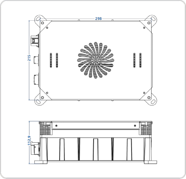 3.3KW OBC+ 1.8KW DC 2 IN 1 Assembly