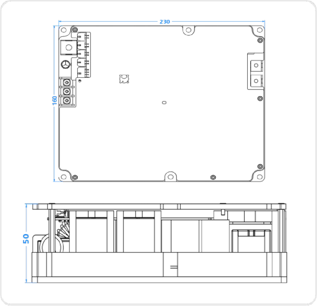 3.3KW OBC +1.8KWDC 2 IN 1 Module