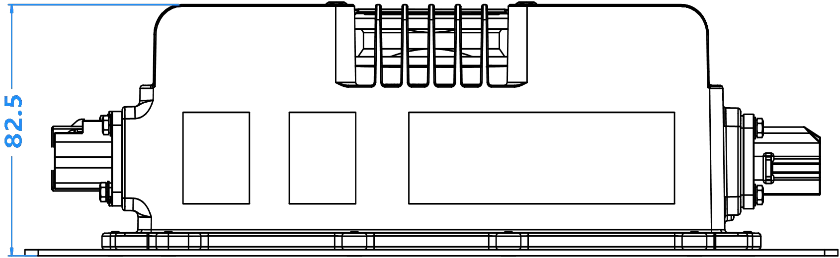 1.5KW OBC+ 0.6KW DC 2 IN 1 Assembly