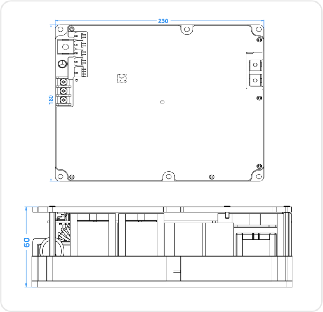 6.6KW OBC +3KWDC 2 IN 1 Module
