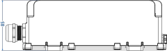 1.0 kW on-board Self-cooled DC-DC Converter Assembly