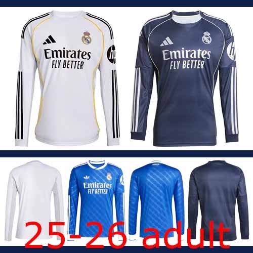 2025-2026 Real Madrid adult long sleeves the best quality