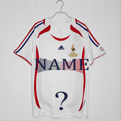 2006 France Away jersey Thailand the best quality
