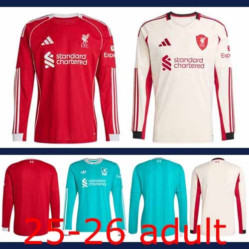 2025-2026 Liverpool adult long sleeves the best quality