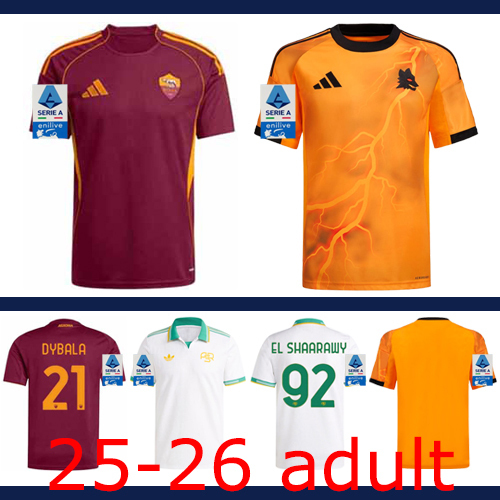 2025-2026 A.S. Roma adult +patch the best quality