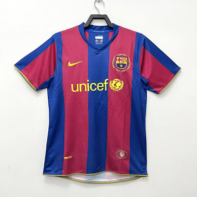 2007-2008 Barcelona Home jersey Thailand the best quality