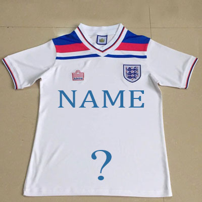 1980 England Home jersey Thailand the best quality