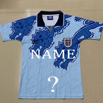 1992 England Third Kit jersey Thailand the best quality