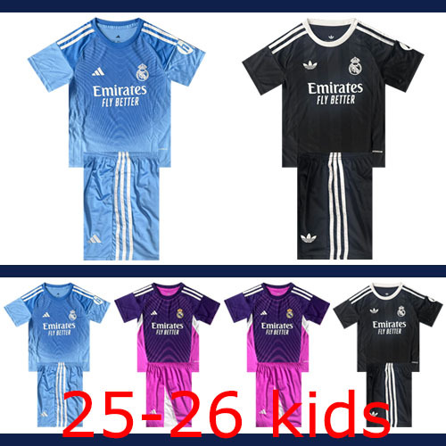 2025-2026 Real Madrid goalkeeper Kids the best quality