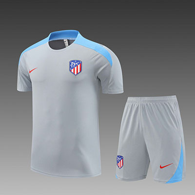 2024-2025 Atletico Madrid adult Training clothes short sleeves shorts