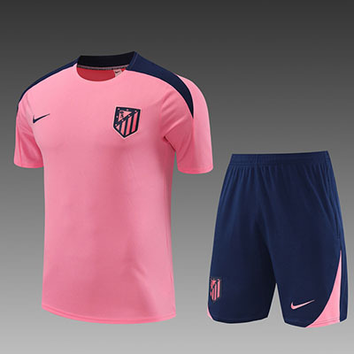 2024-2025 Atletico Madrid adult Training clothes short sleeves shorts