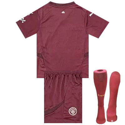 2024-2025 Manchester City Kids + Socks the best quality
