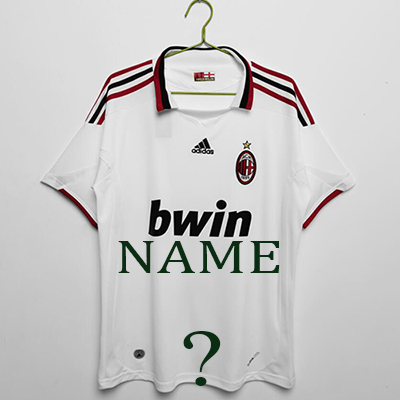 2009-2010 AC Milan Away jersey Thailand the best quality