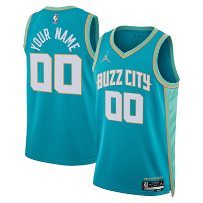 2024 Charlotte Hornets NBA basketball adult Hot press blue