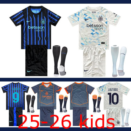 2025-2026 Inter Milan Kids + Socks the best quality