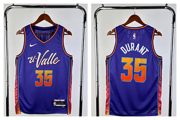 2024 Phoenix Suns NBA basketball adult Hot press purple 2