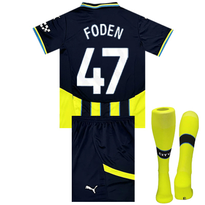 2024-2025 Manchester City Kids + Socks the best quality