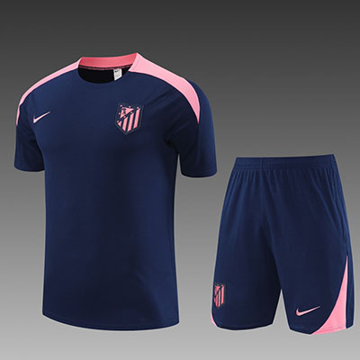 2024-2025 Atletico Madrid adult Training clothes short sleeves shorts