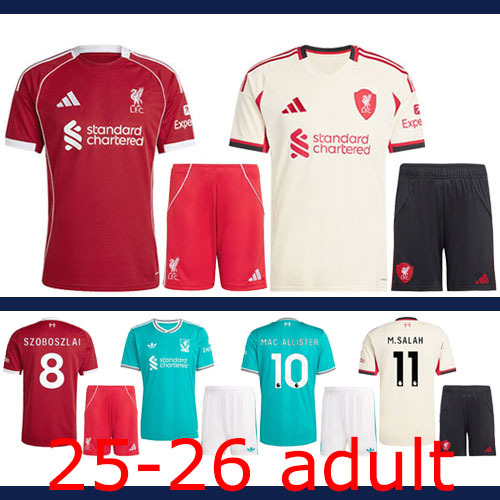 2025-2026 Liverpool adult Set The best quality