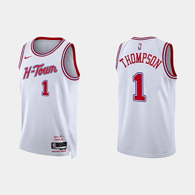 2024 Houston Rockets NBA basketball adult Hot press white