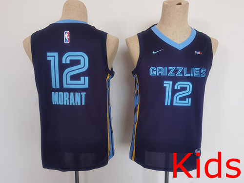 Memphis Grizzlies Kids NBA Embroidery basketball
