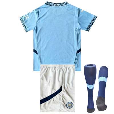 2024-2025 Manchester City Kids + Socks the best quality