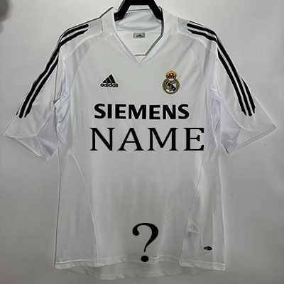 2005-2006 Real Madrid Home jersey the best quality