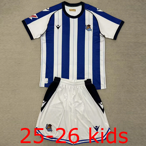 2025-2026 Real Sociedad Kids the best quality
