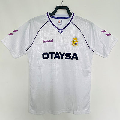 1990-1992 Real Madrid Home jersey the best quality