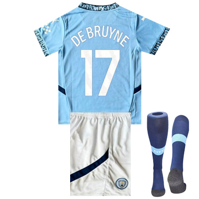 2024-2025 Manchester City Kids + Socks the best quality