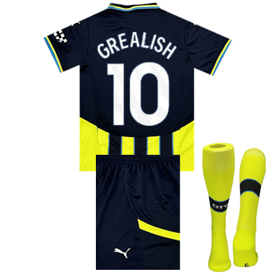 2024-2025 Manchester City Kids + Socks the best quality