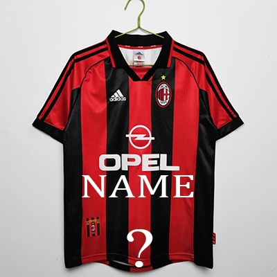 1998-1999 AC Milan Home jersey the best quality