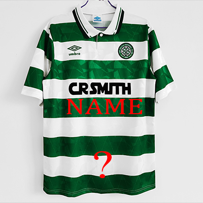 1989-1991 Celtic Home jersey Thailand the best quality